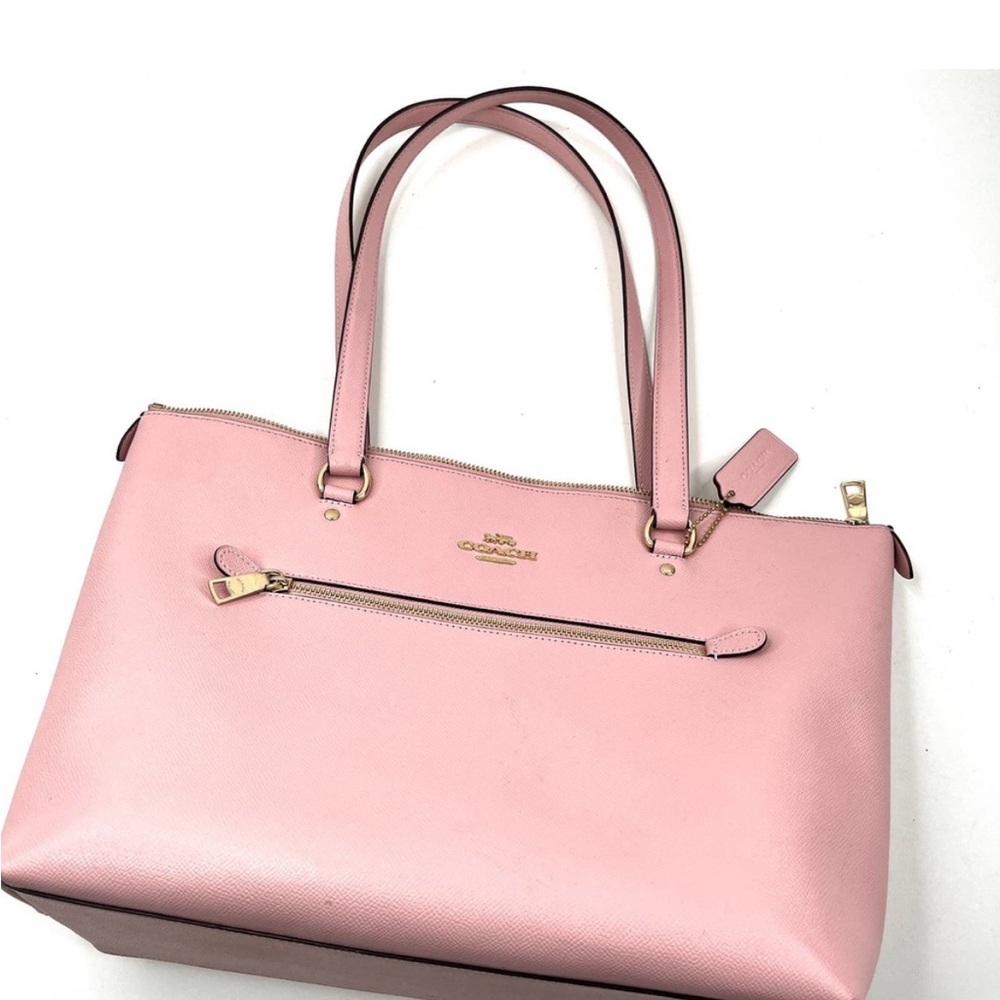 Coach Gallery Pink Large Tote Gold Hardware 16x11